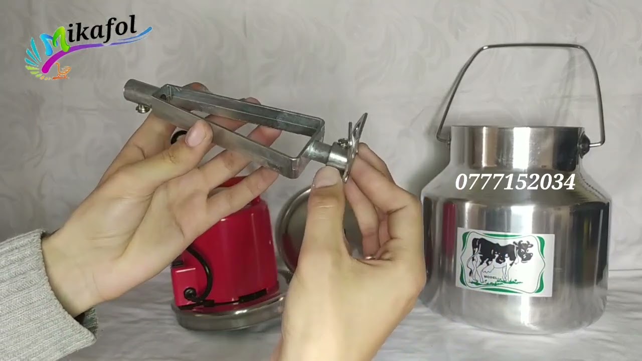 طريقة تركيب مخاضة الحليب(اللبن والزبدة)