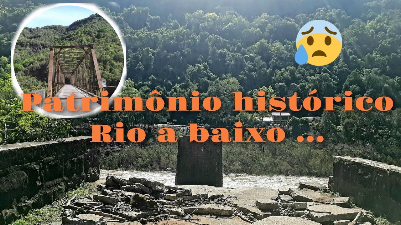 EXCLUSIVO: Como ficou a ponte de Nova Roma do Sul, levada pelas fortes chuvas no RS