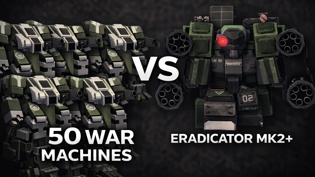 TDX | 50 War Machines VS Eradicator MK2+