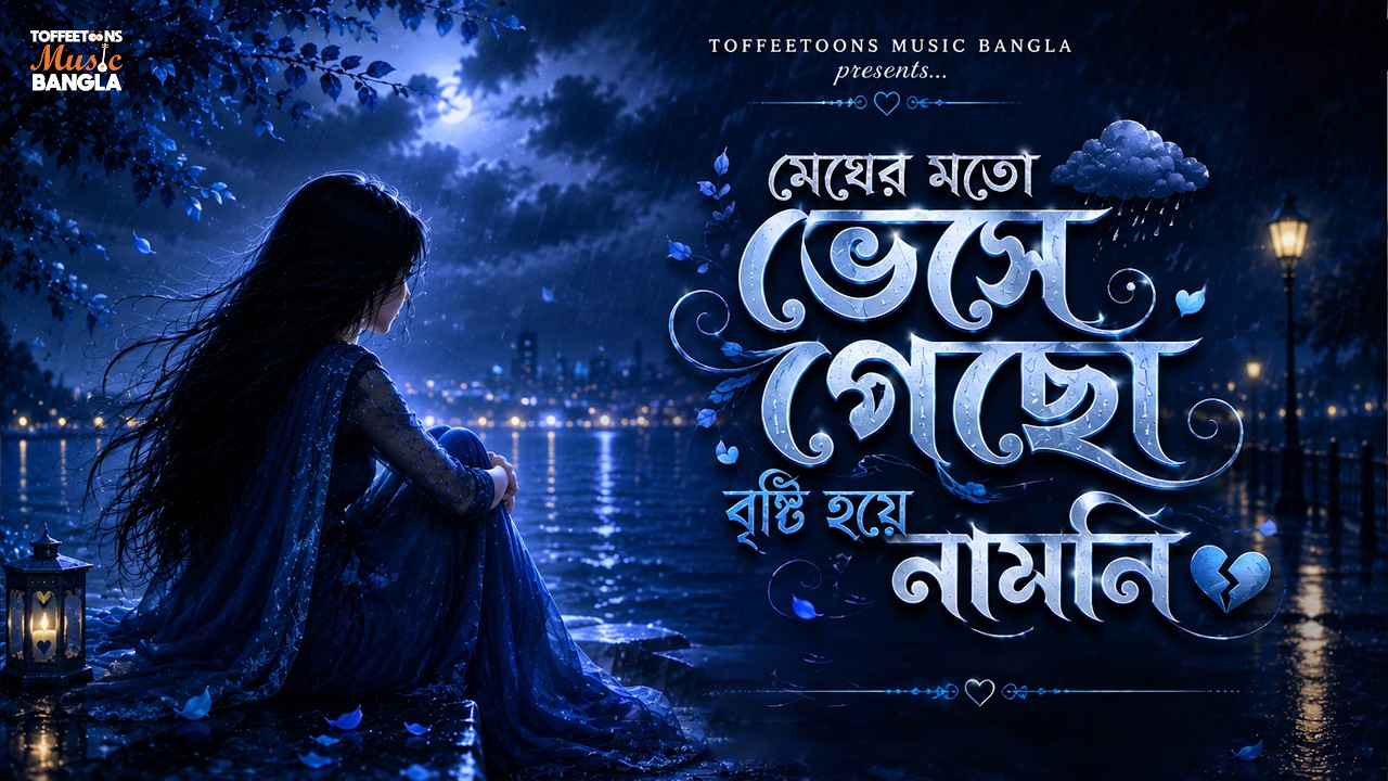 Megher Moto Vese Gecho | Bangla Sad Song 2025 | Breakup Song Bangla | Toffeetoons Music Bangla