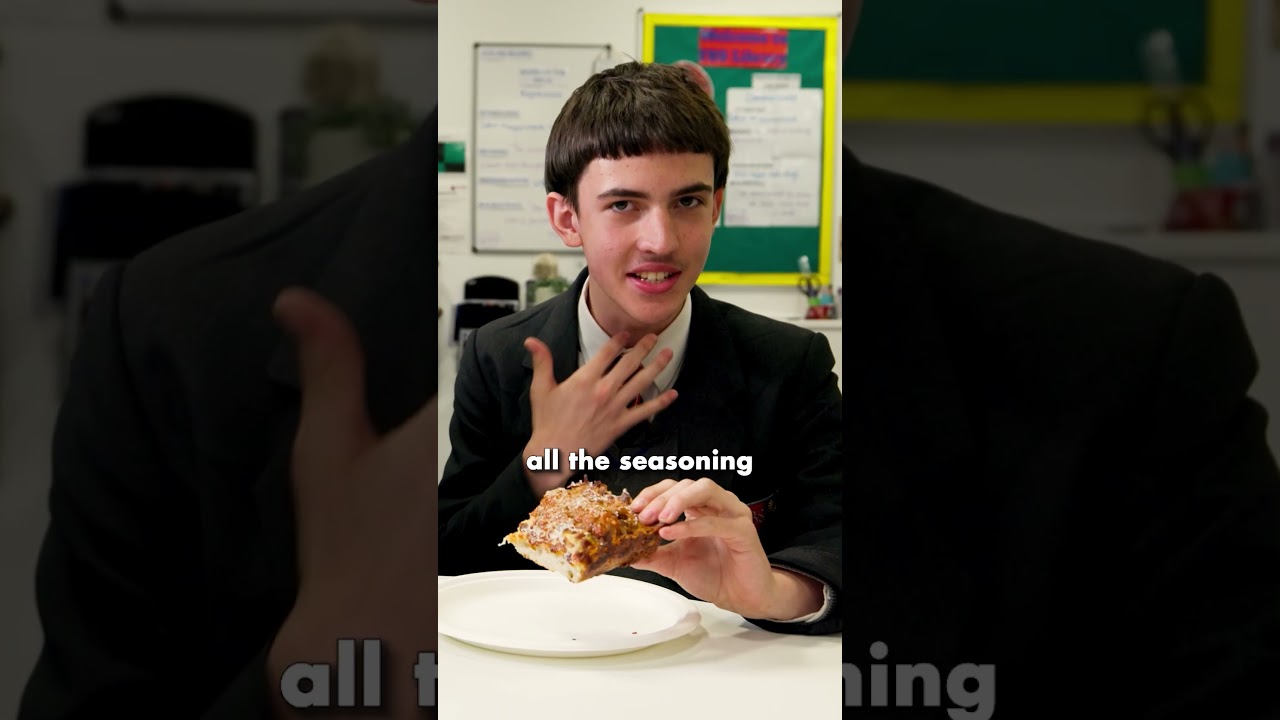 British Highschoolers try Detroit Style Pizza for the first time!