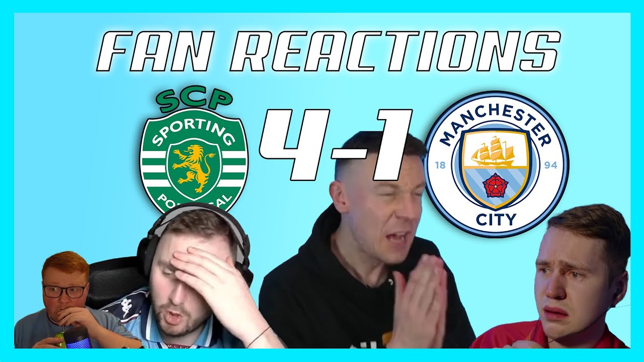 MANCHESTER CITY FAN REACTIONS V SPORTING LISBON | 24/25 CHAMPIONS LEAGUE....CRYING
