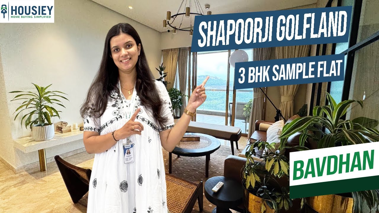 Shapoorji Golfland | 3 BHK Sample Flat Tour [2025] | Shapoorji Pallonji Vanaha Bavdhan