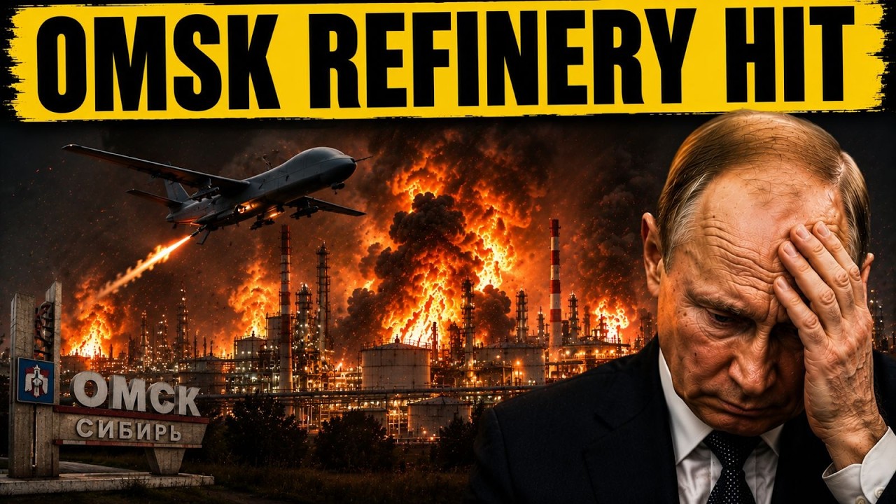 Ukraine pounds Russia&rsquo;s largest oil refinery, 2,500 km from border in first attack on Omsk plant