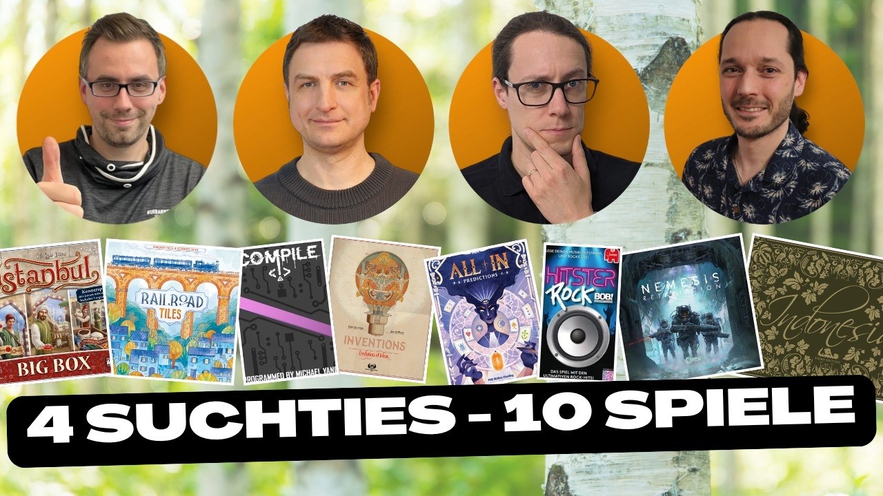 4 Suchties - 9 Spiele | Team Aufgetischt #370
