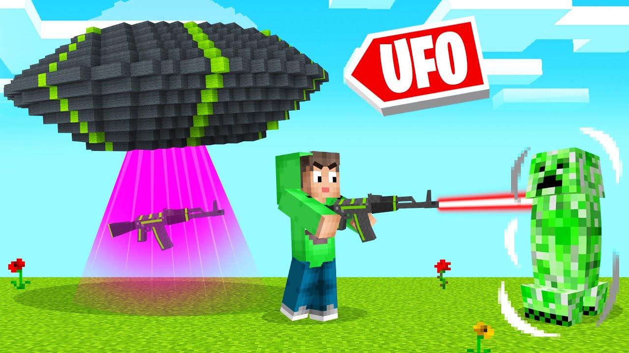 *НОВОЕ* ОРУЖИЕ ЧУЖИХ В MINECRAFT! (Безумие)