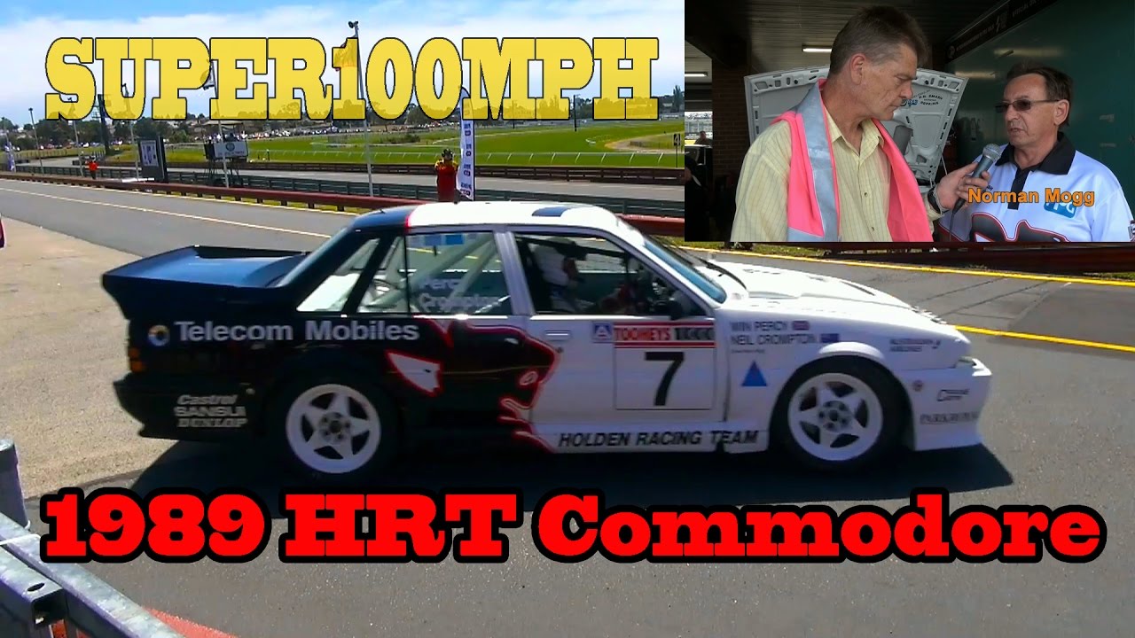 1989 HRT WALKINSHAW First Ever Commodore Sandown: Owner Norman Mogg