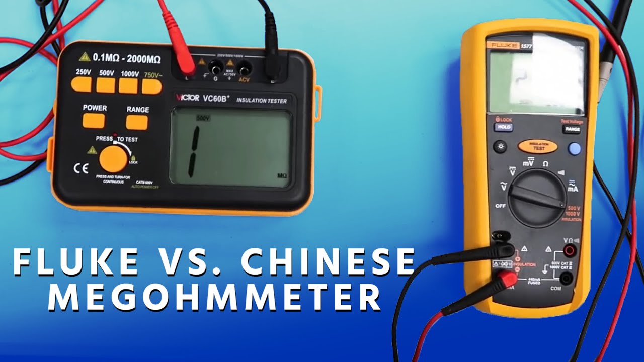 Fluke vs. Chinese Megohmmeter