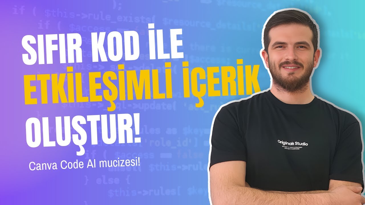 Canva Code AI ile Hiç Kod Yazmadan Etkileşimli Eğitim İçeriği Yap!