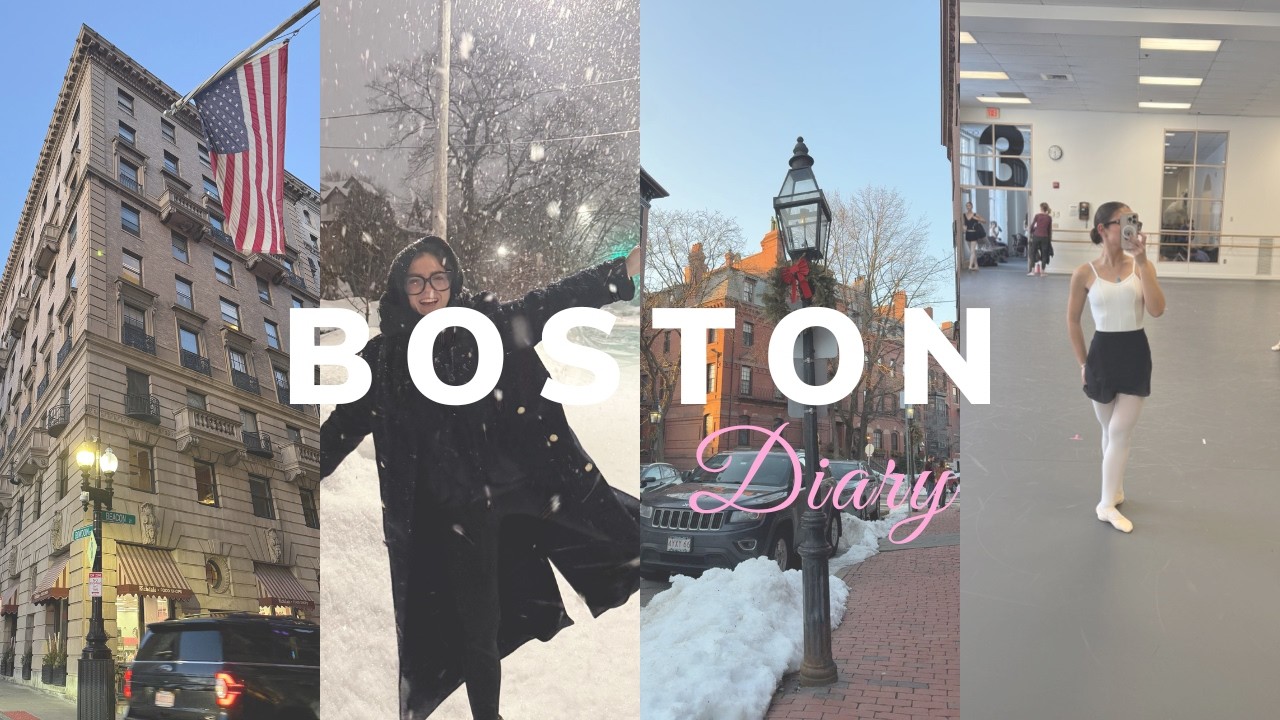 Une semaine dans ma vie à Boston (BU student, ballet, amis...)