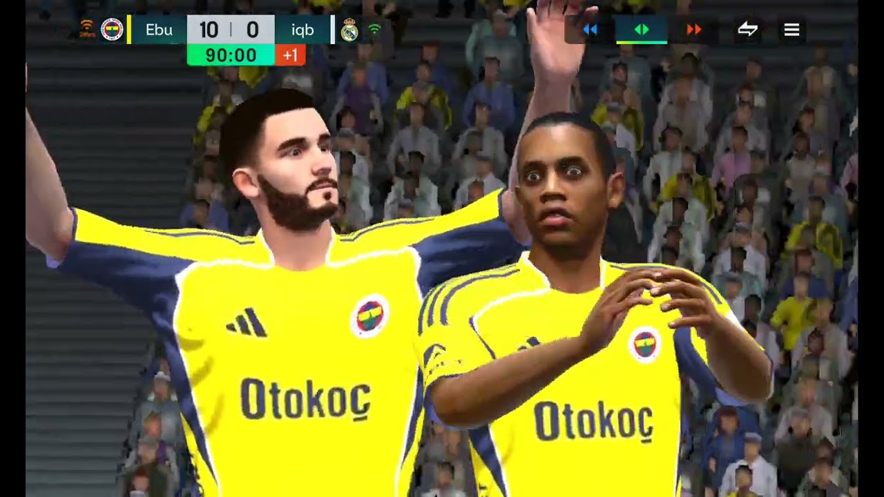 FİFA DA FENER BAHÇE REAL MADRİD MAÇI 10-0 yendik