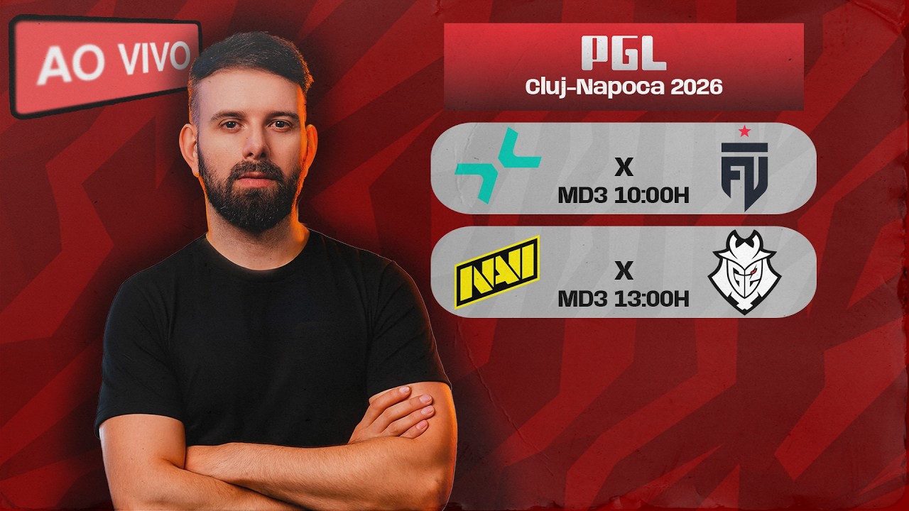 LIVE: PARIVISION vs FUT - PGL Cluj-Napoca 2026 - Seja SUB p/ o !SORTEIO - !LIVEPIX
