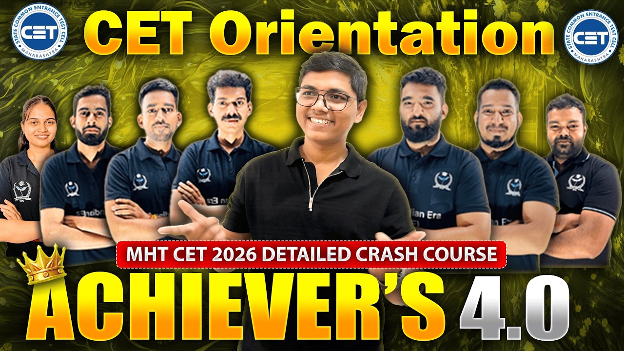 😱Orientation of Most Detailed MHT CET Crash Course🔥 | Starting from 1- March | Achievers 4.0 #mhtcet