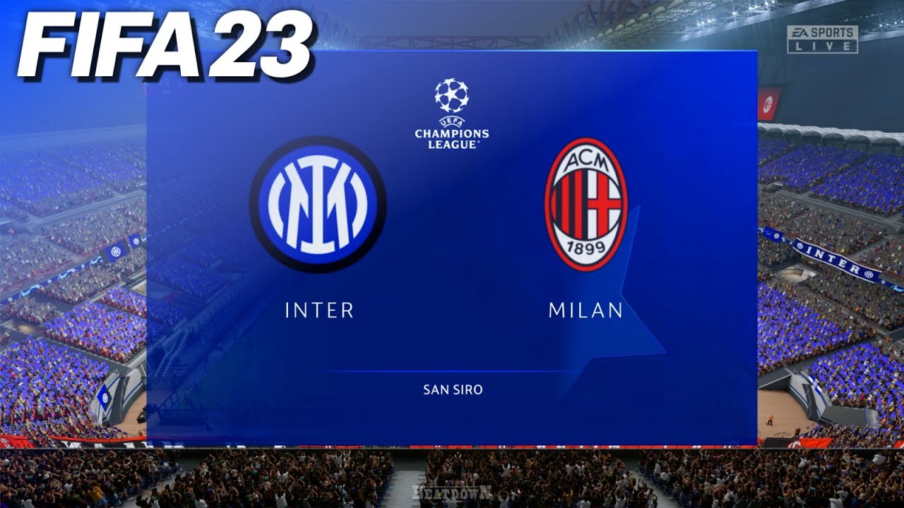 FIFA 23 - Inter Milan vs. AC Milan | #UCL