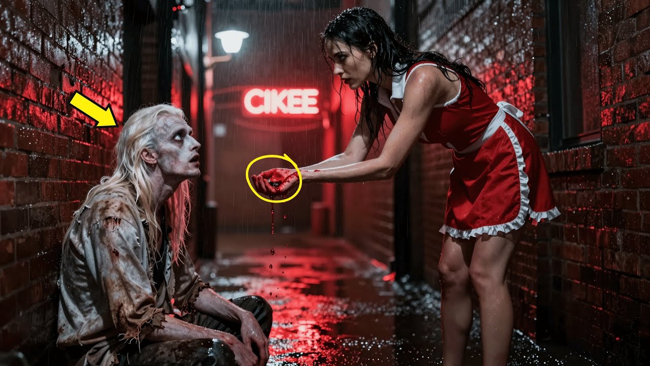 The VAMPIRE KING DISGUISED as a BEGGAR &mdash; SHOCKED when the WAITRESS GAVE HIM HER BLOOD
