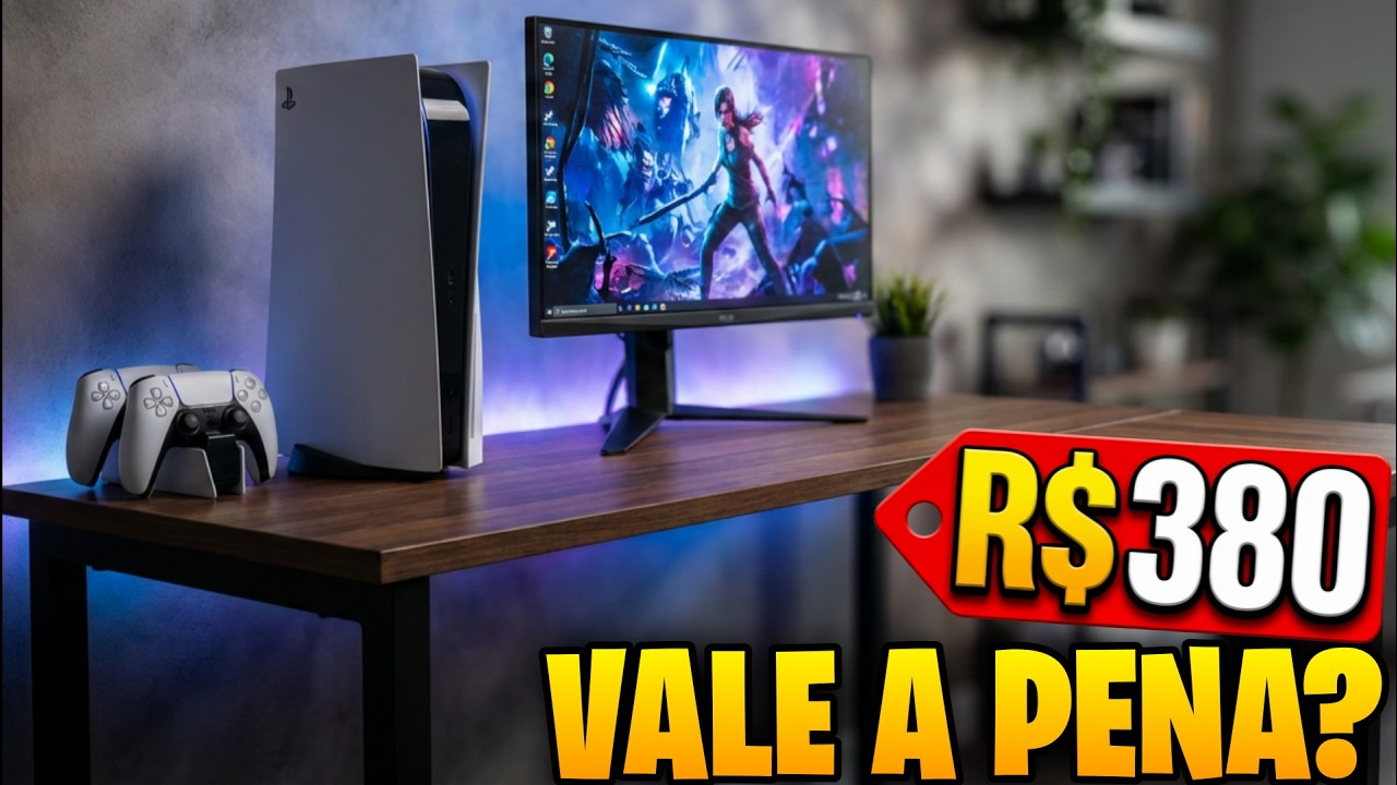 Começando Meu Setup do PlayStation 5 do Zero – Mesa Industrial (Unboxing e Montagem) Ep.1