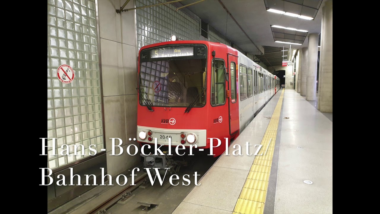 [KVB Ansagen] Ansagen der Linie 5 Heumarkt - Sparkasse am Butzweilerhof