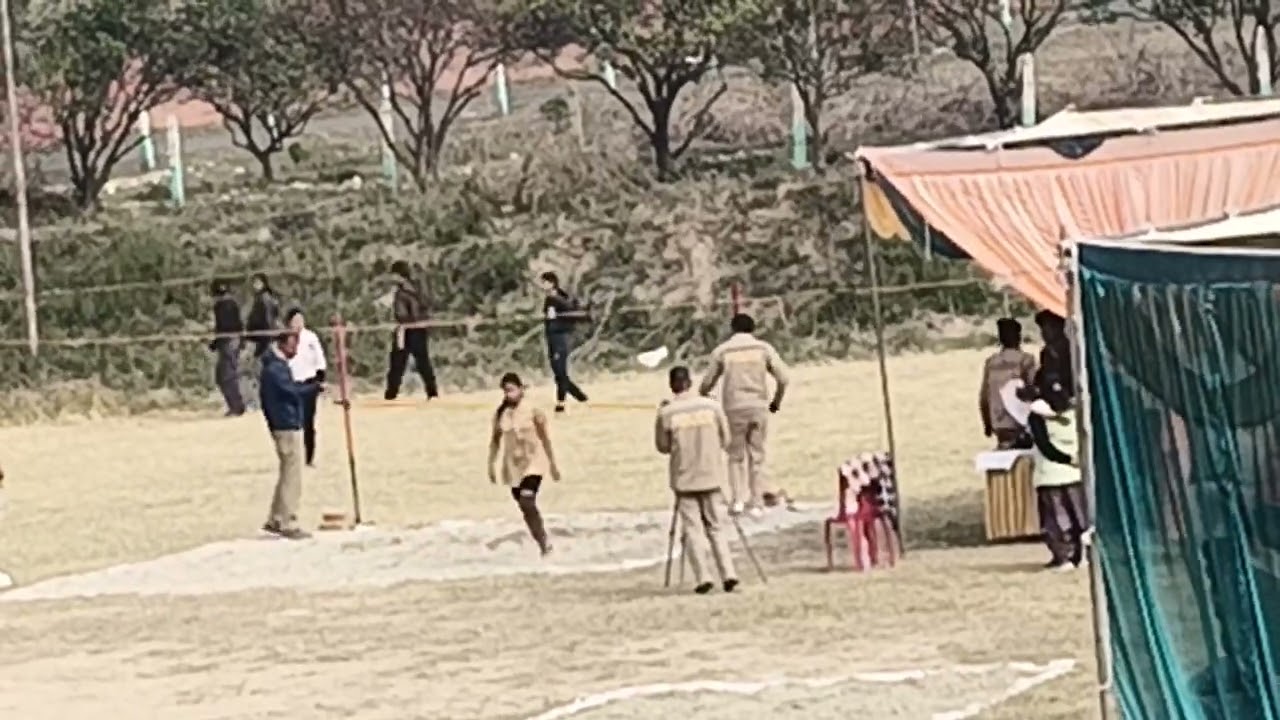 HP Police Girls High Jump 3.7 Foot Himachal Police Physical Test 2025 High Jump