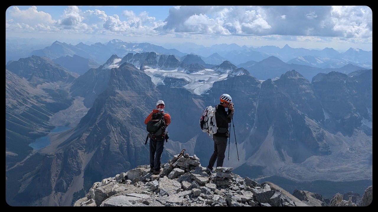 Hiking Mount Temple - Canadian Rockies