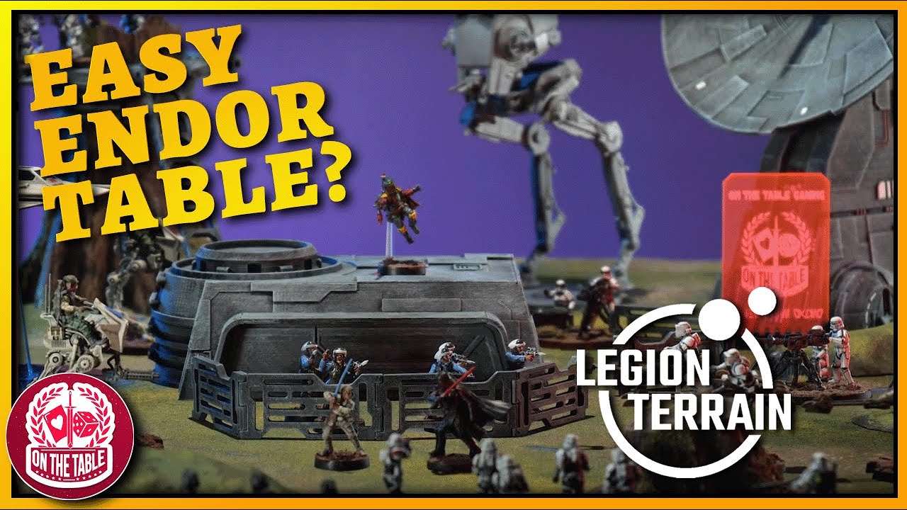 Endor in a Box: Occupied Forest pre-painted Terrain Set from Legion Terrain!