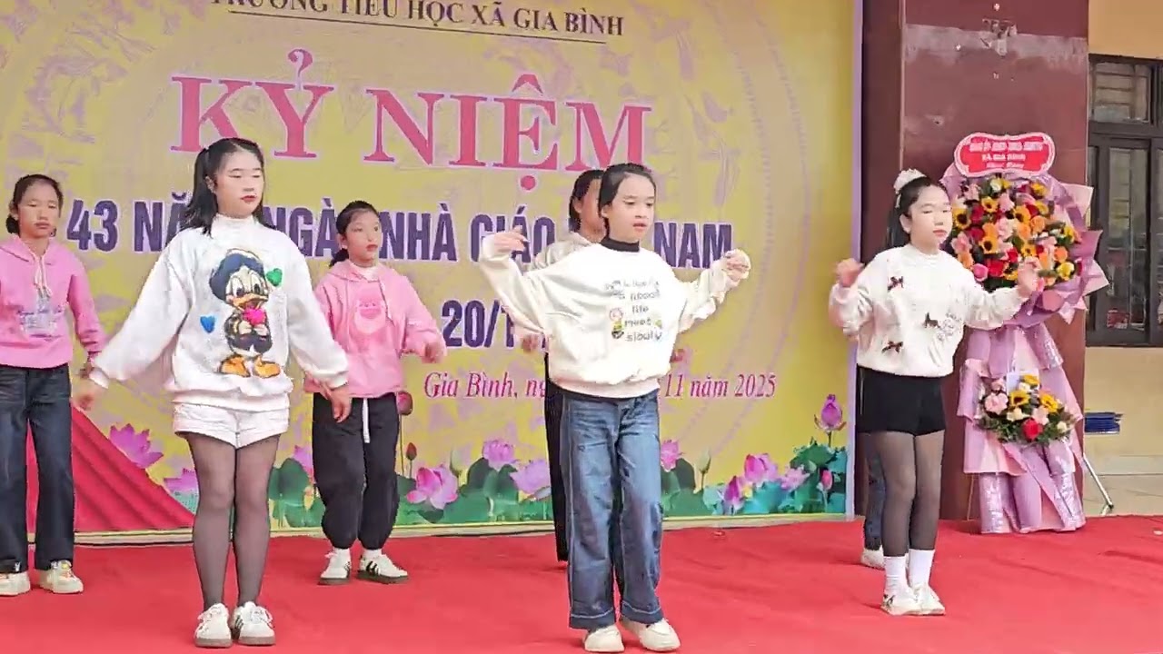 Múa nhảy : Lời ca tri ân#tuyetvoi #tieuhoc ##giabinh #20/11/25