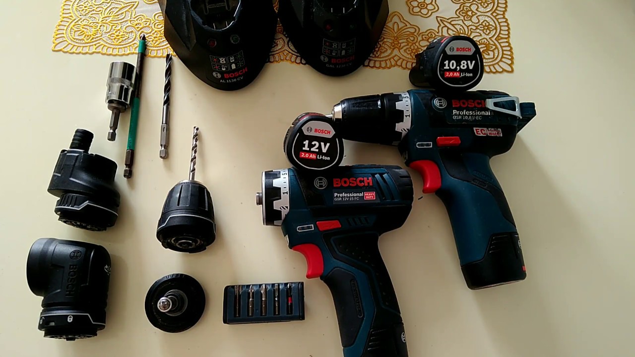 Щуруповерты GSR 12V-15FC  GSR 10.8V-EK