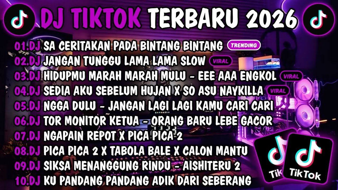 DJ TIKTOK TERBARU 2026-🎵DJ SA CERITAKAN PADA BINTANG BINTANG - JAUH KO PERGI🎵DJ JANGAN TUNGGU LAMA