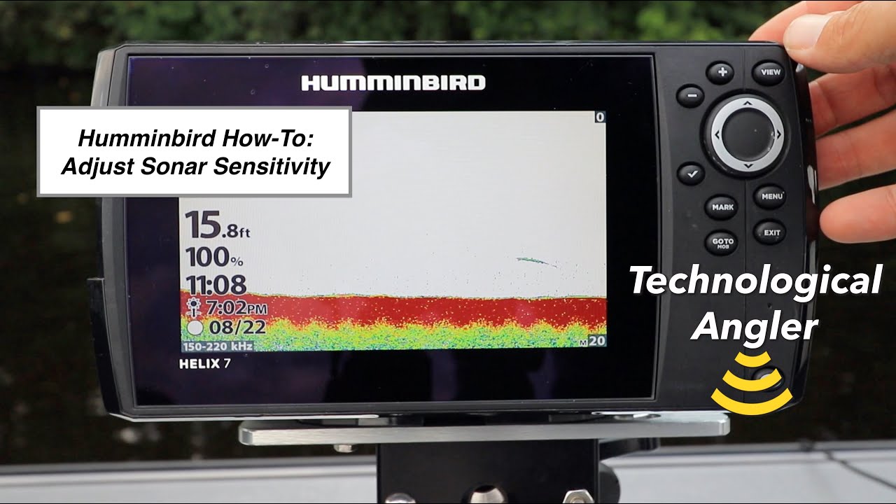 Краткий совет по Humminbird HELIX: настройка чувствительности сонара (HELIX 7)