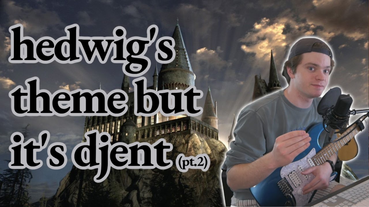 djent guitarist attempts insane 'hedwig's theme' arpeggios