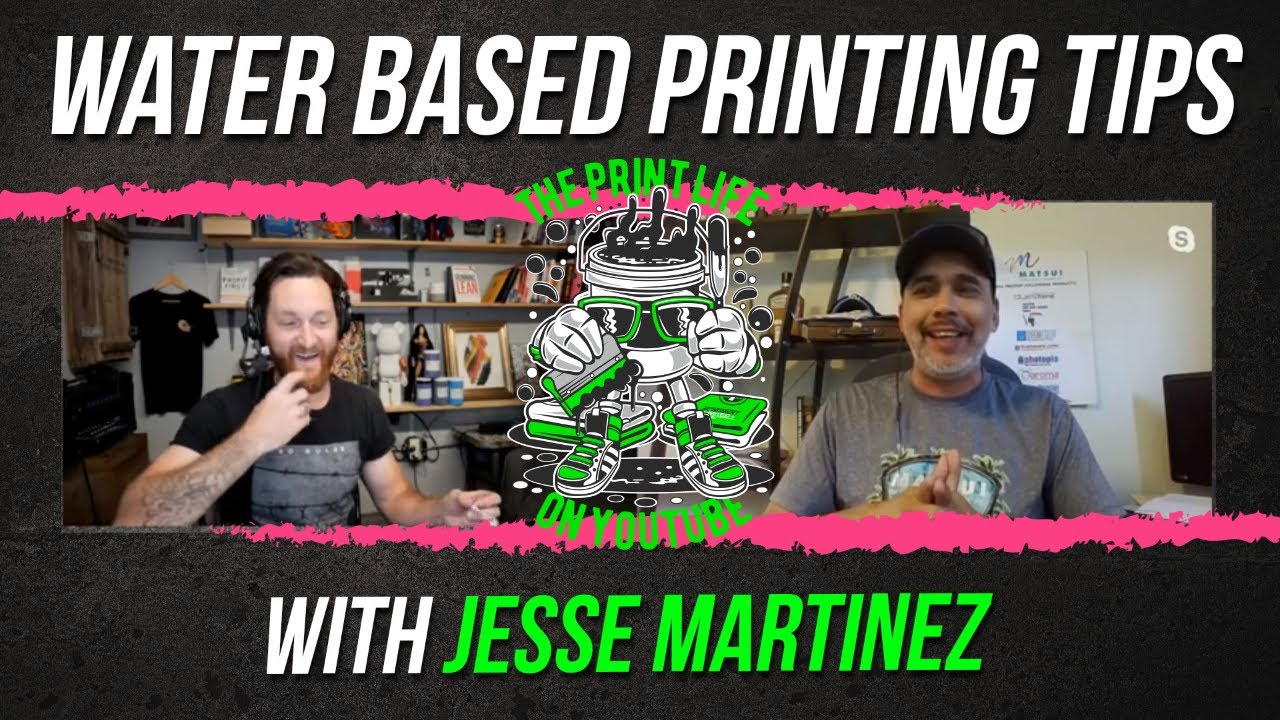 Water Based Screen Printing Tips and Advice with Jesse Martinez of Matsui Ink