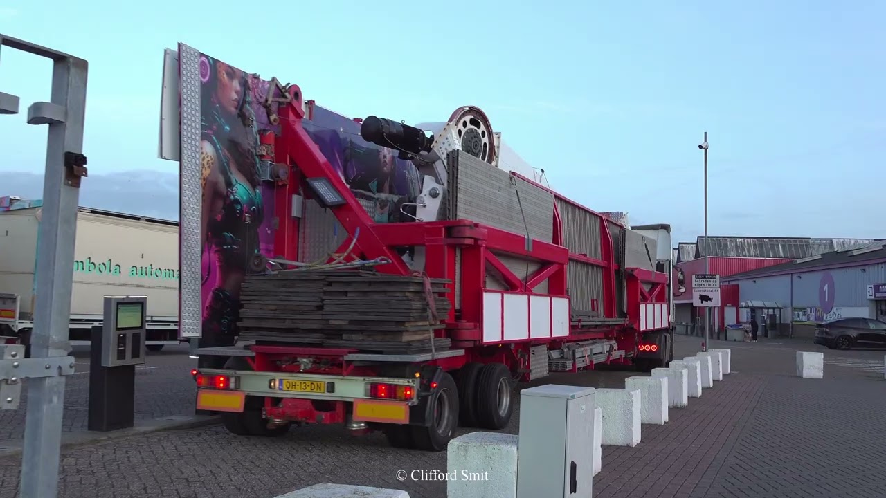 Kermis Beverwijk 2026 Transport en opbouw Deel 2