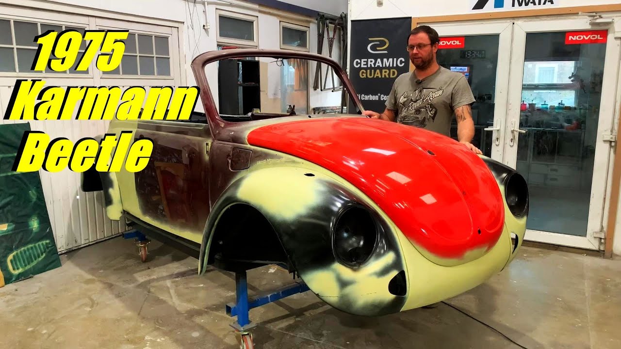 СОЗДАЙТЕ ЖУКА!! Мы покрасим прекрасный восстановленный дом, кабриолет VW Karmann Beetle!
