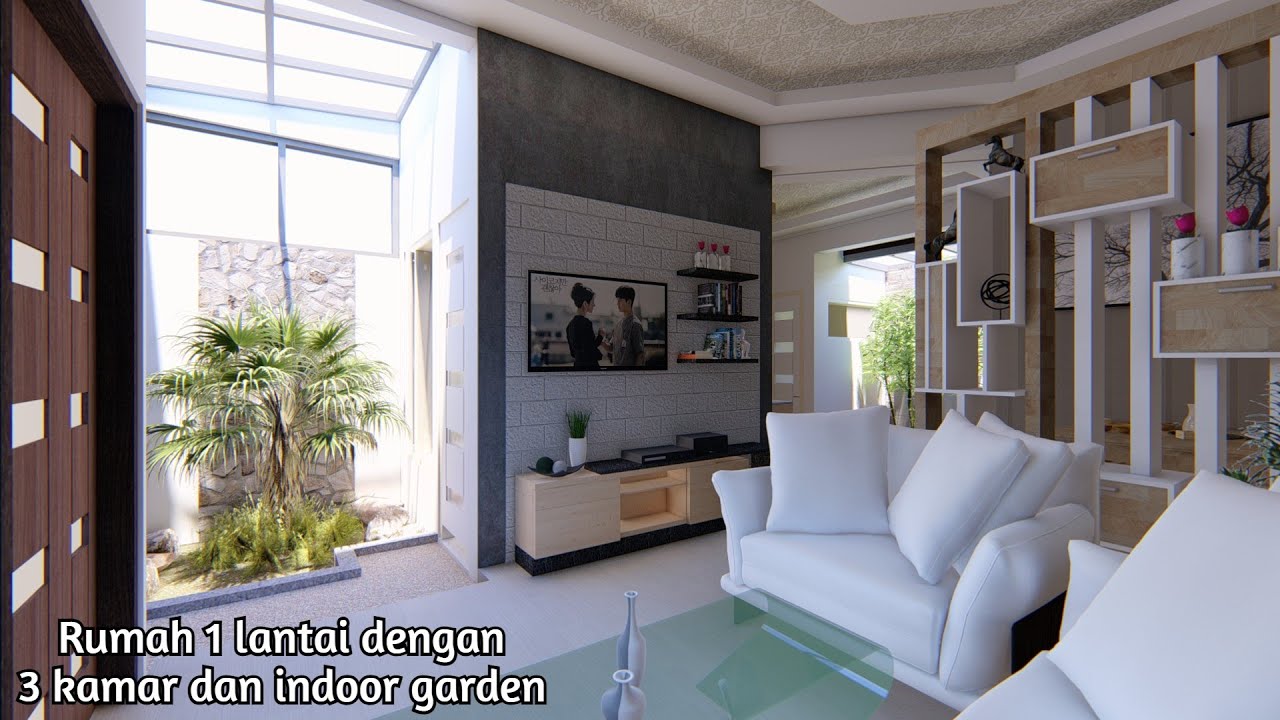 Bikin iri! rumah sederhana penuh kehangatan Rumah 1 lantai 6x10 3 K Tidur