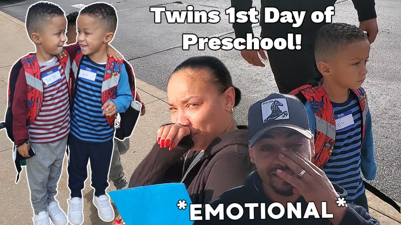 Twins First Day of Preschool!