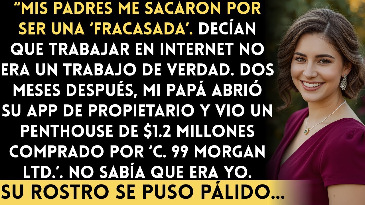 Mis padres me sacaron por ‘fracasada’ — hasta que vieron mi penthouse en la app de su edificio...