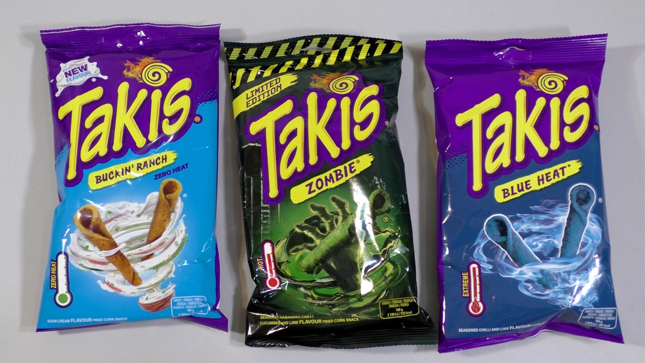 Takis: Buckin' Ranch, Zombie & Blue Heat