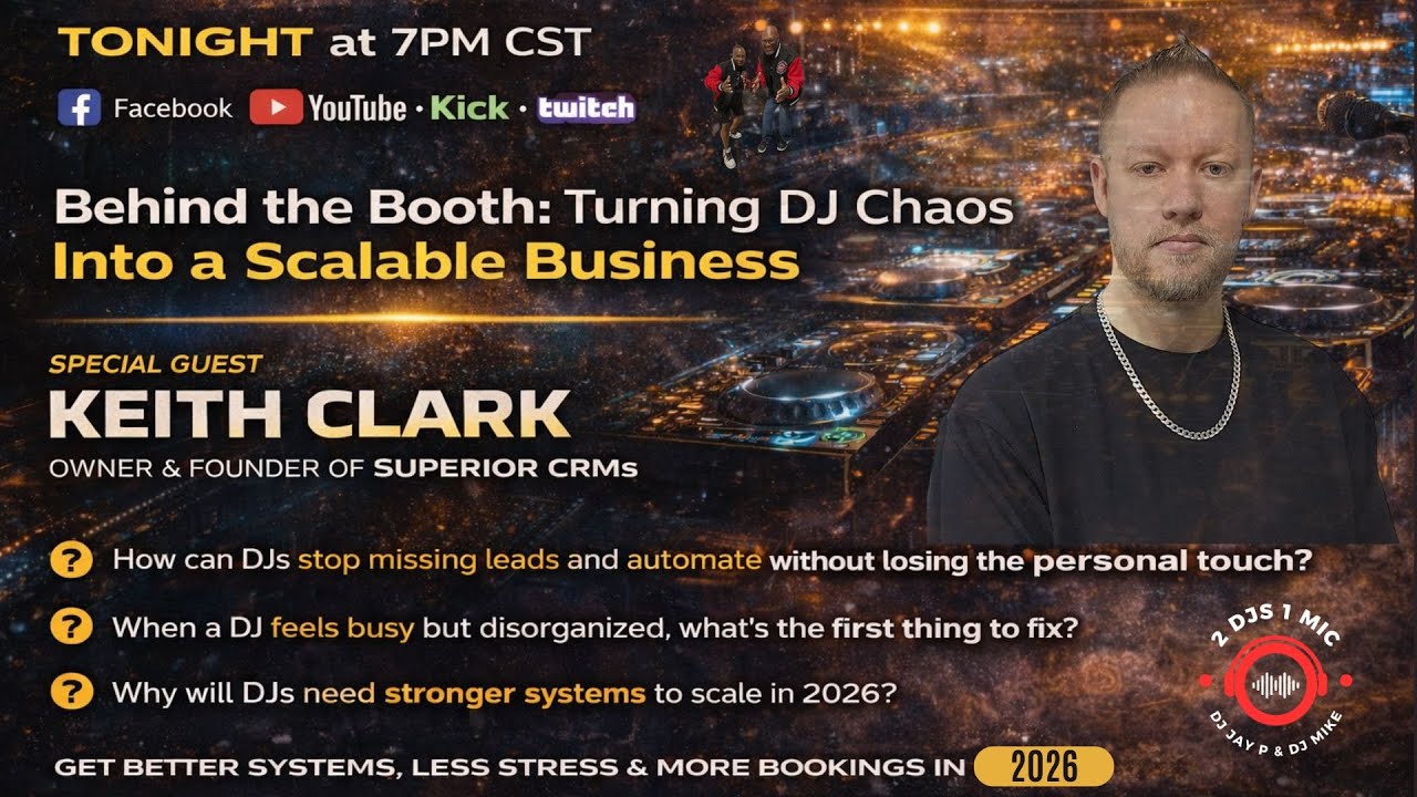 Behind the Booth: Turning DJ Chaos Into a Scalable Business