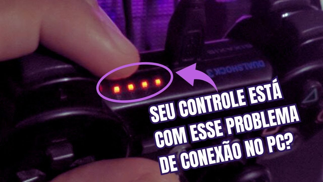 DIFICULDADE EM CONECTAR CONTROLE DE PS3 NO PC? VEJA A SOLUÇÃO!