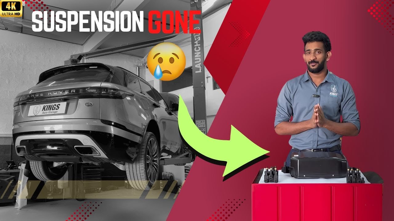 SUSPENSION GONE! 😱 Range Rover Velar Air Suspension Repaired with OEM Parts | Kings Auto Garage