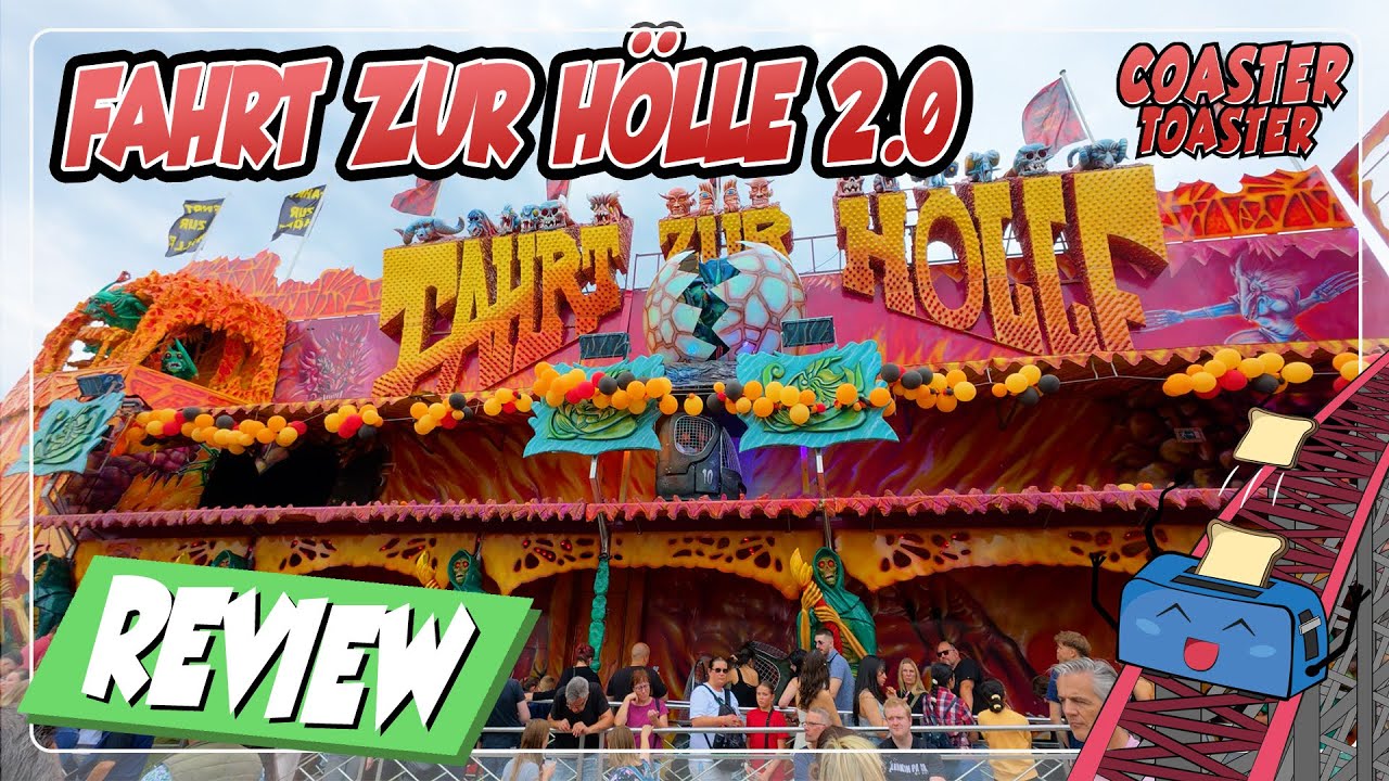 Fahrt zur Hölle 2.0 - Neue Geisterbahn auf der Rheinkirmes Düsseldorf | Review