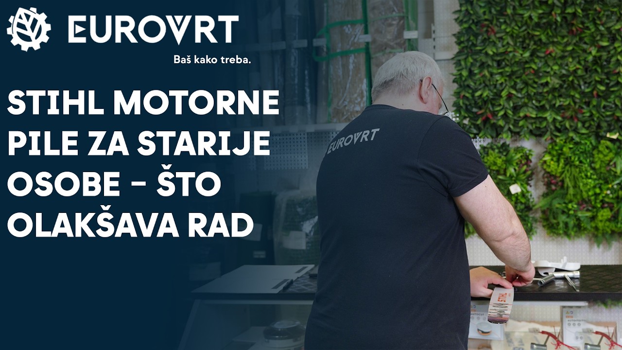 Faktori kod STIHL motornih pila koje olakšavaju rad za starije osobe