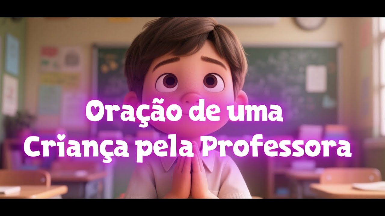 Oração de uma criança por sua professora