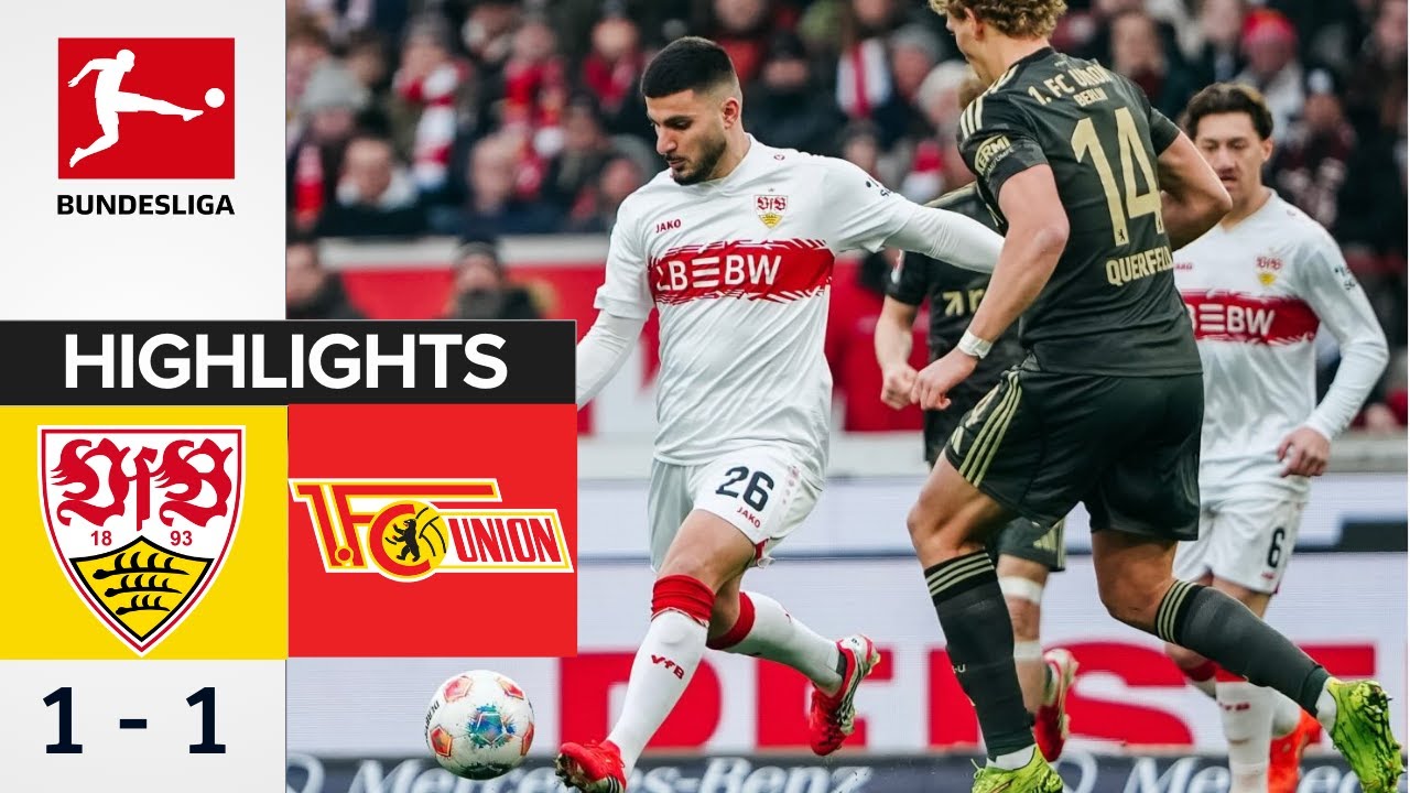 VfB Stuttgart vs 1. FC Union Berlin (1-1) &ndash; All Goals & Highlights &ndash; BUNDESLIGA 2025/26