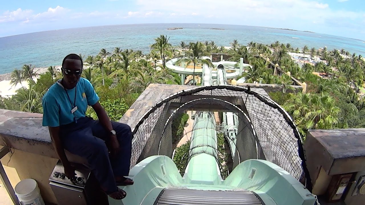 121-Foot Power Tower Water Slide at Atlantis