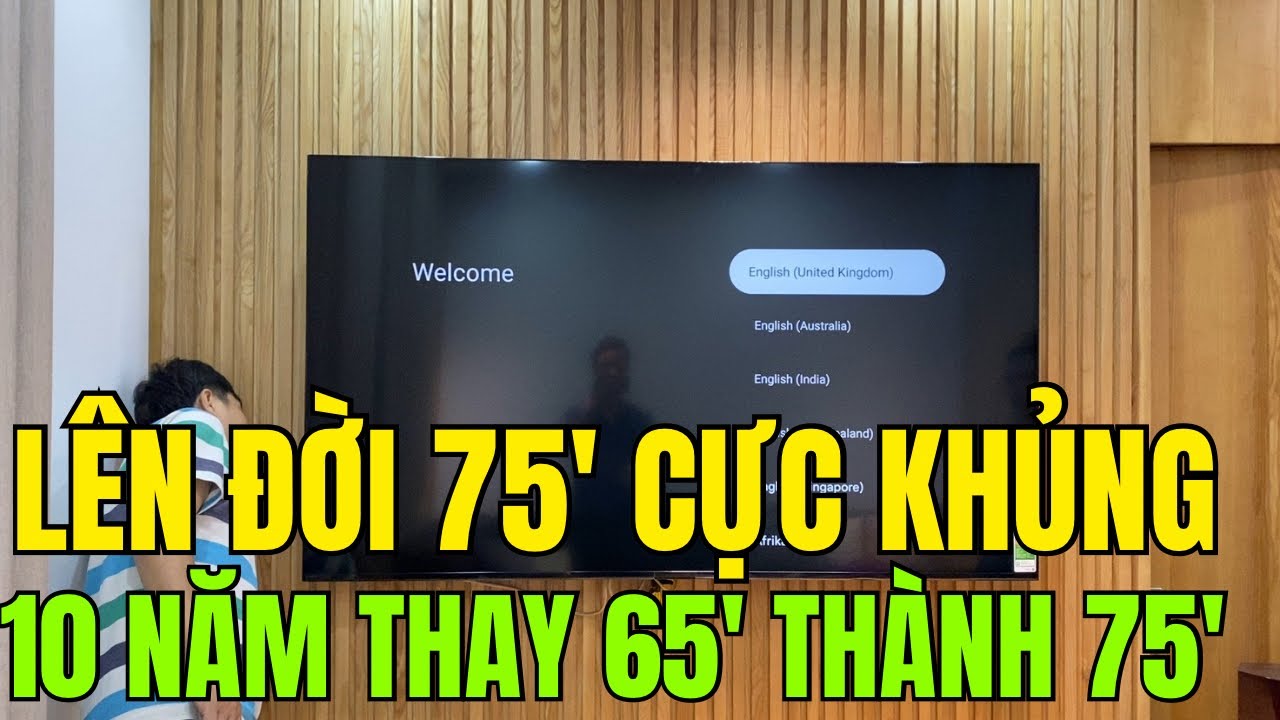 10 năm lên đời TV 75 inch SonY Cực Rẻ bằng Giá 65' - lắp đặt treo kéo ra kéo vào tại TimeCity