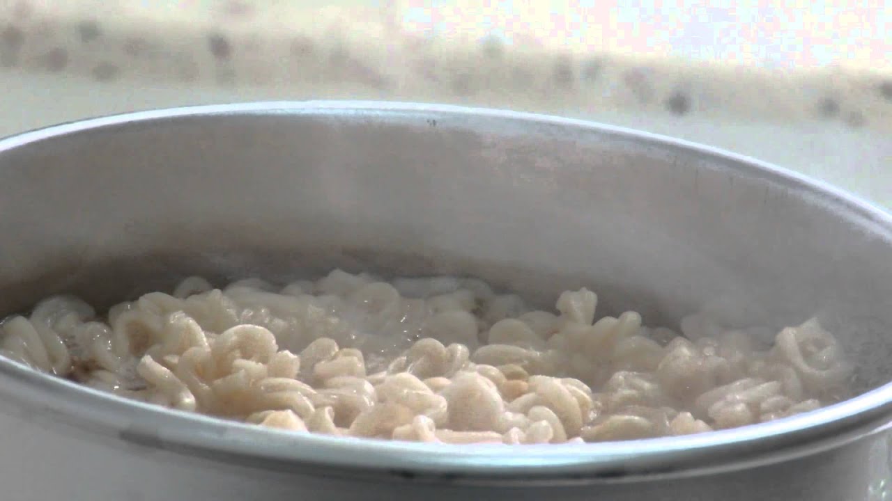 Trangia mini cooking instant noodle