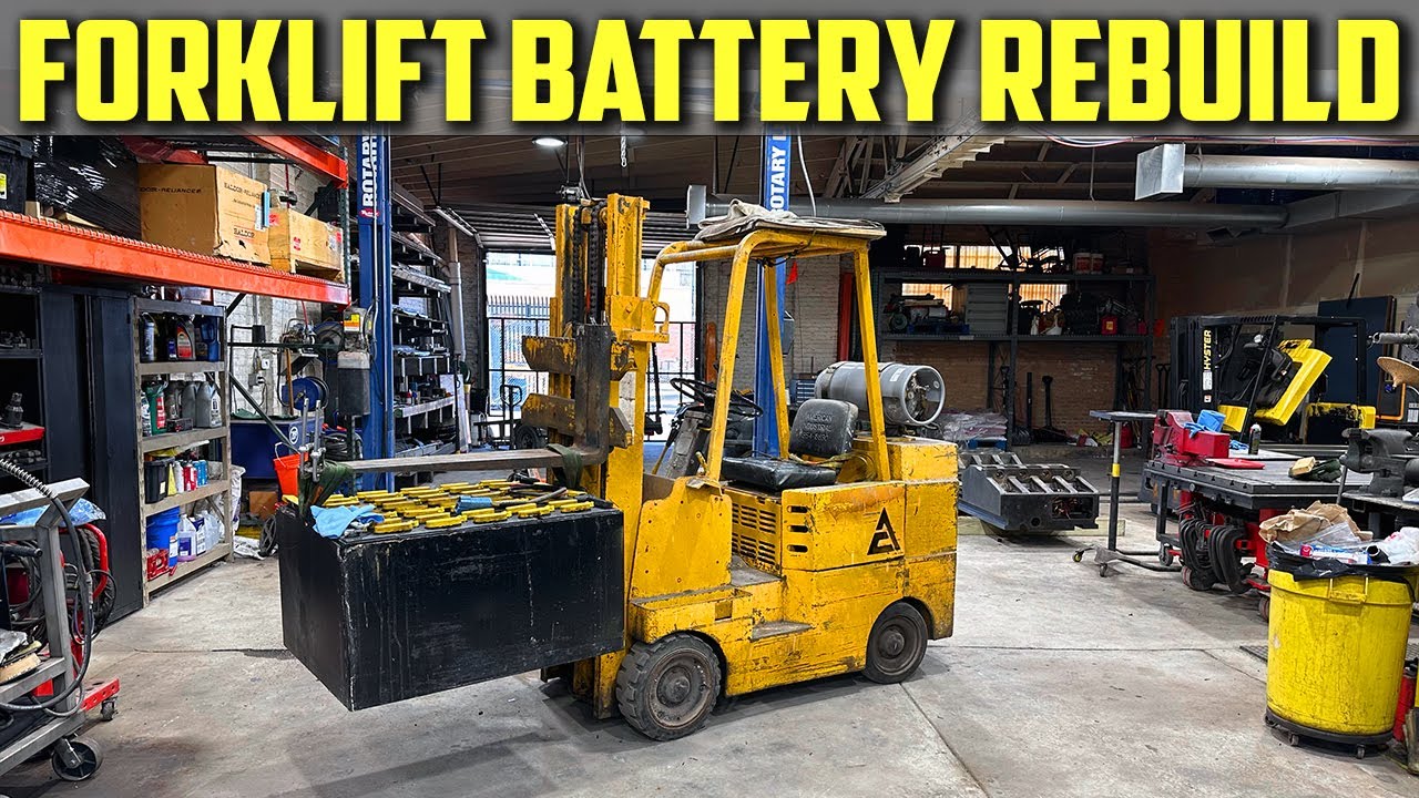 How We Saved 10,000$ By Rebuilding Our Forklift Battery