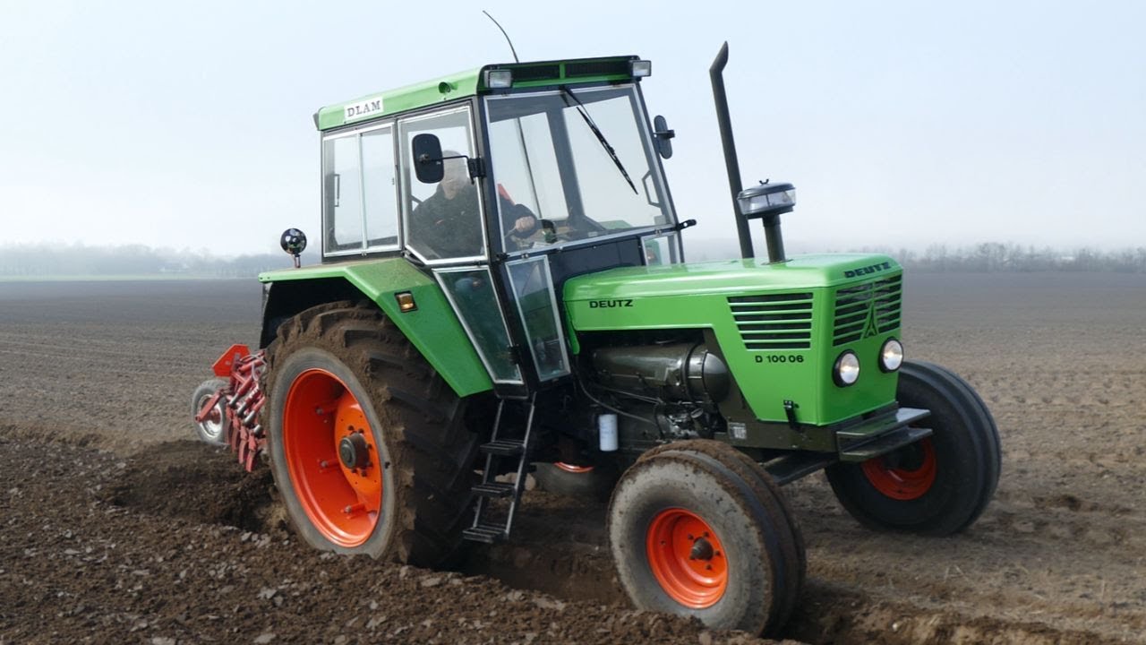 Fully Restored Deutz D100-06 Plowing In Denmark