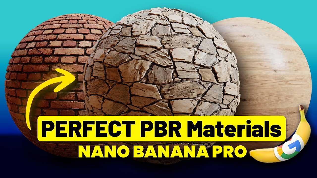 How To Create Seamless PBR Materials with Nano Banana Pro