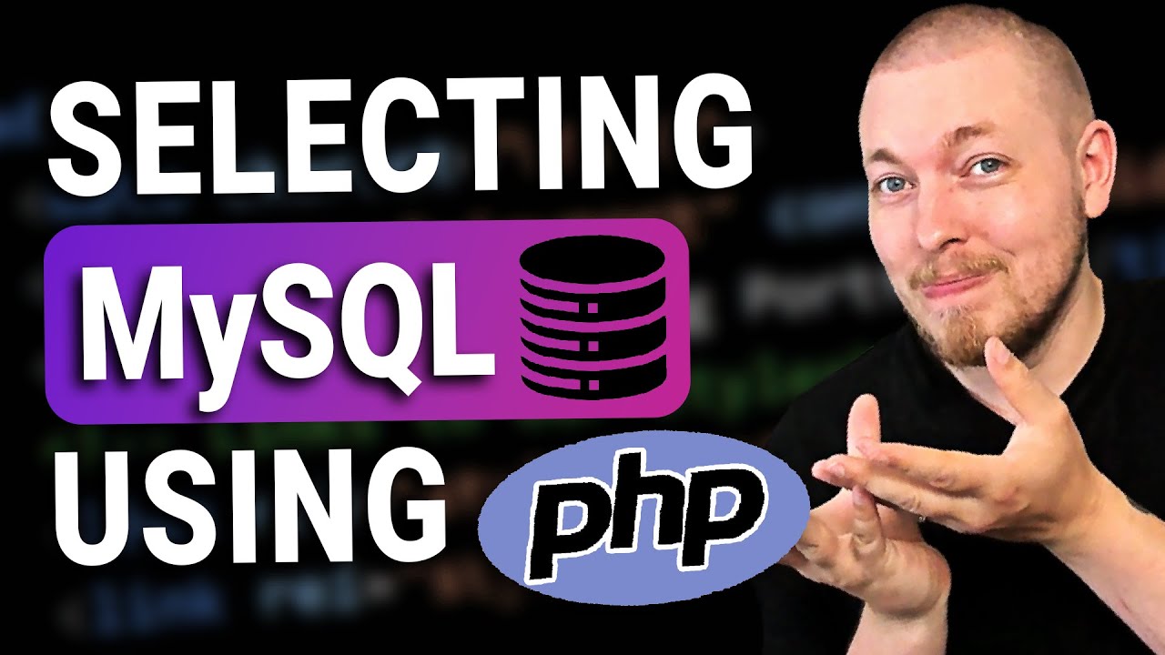 24 | Selecting Data Using PHP From Your Website! | 2023 | Learn PHP Full Course For Beginners